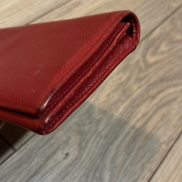 Longchamp Leather red wallet - Picture 11 of 13
